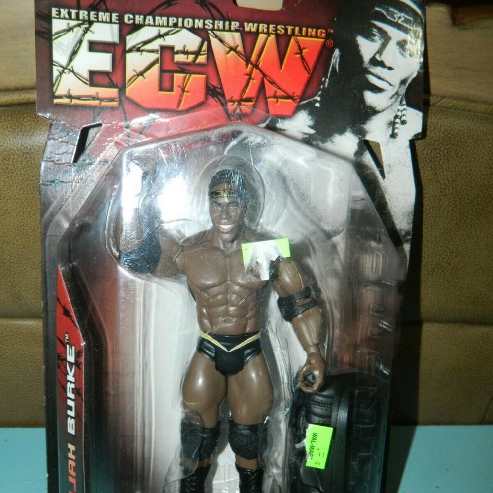JAKKS Xtreme ELIJAH BURKE ECW WRESTLING FIGURE WWE WWF WCW